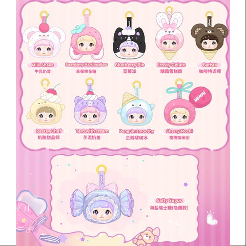 Nommi Sweetness 100% Vinyl Plush Pendant Series Whole Set Brand New With Plastic