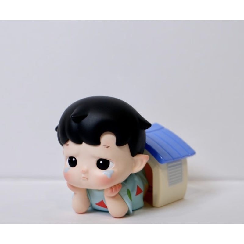 Hacipupu × CRAYON SHINCHAN One Day in Kasukabe Blind Box Series: In Shiro's House (Confirmed Style)