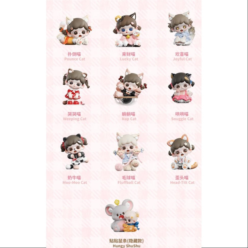 Baby Zoraa Meow Cat Face Mini Series Whole Set Brand New With Plastic