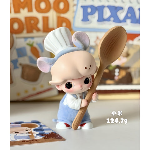 DIMOO WORLD × PIXAR Blind Box Series: Dimoo as Remy (Confirmed Style)