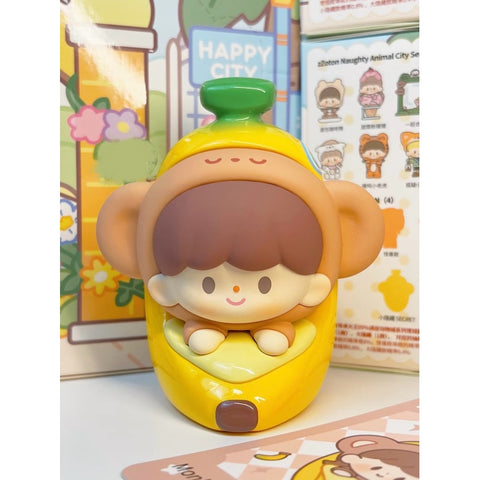 zZoton Naughty Animal City Series Monkey Loves Banana (1/120)
