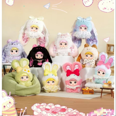 Nommi Baby Sweetheart Bunny Vinyl Plush Pendant Series Whole Set Brand New With Plastic