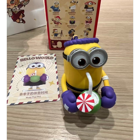 Minions Bello World Blind Box Series: Muay-Thai Phil (Confirmed Style)