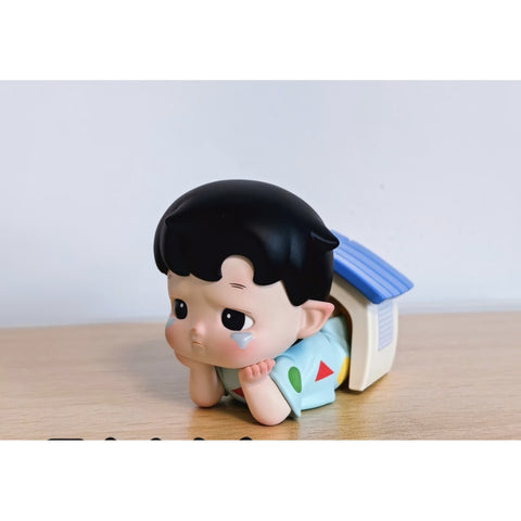 Hacipupu × CRAYON SHINCHAN One Day in Kasukabe Blind Box Series: In Shiro's House (Confirmed Style)