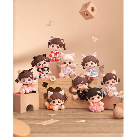 Baby Zoraa Meow Cat Face Mini Series Whole Set Brand New With Plastic