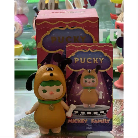 Mickey Family POPMART グーフィ　プルート POP MART Mickey Family Cute Together Keychain Series Blind