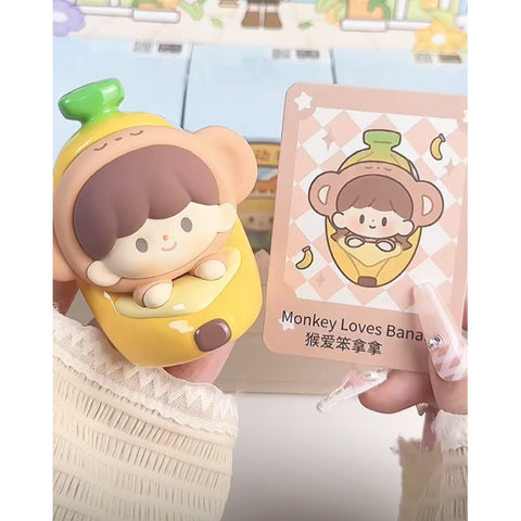 zZoton Naughty Animal City Series Monkey Loves Banana (1/120)