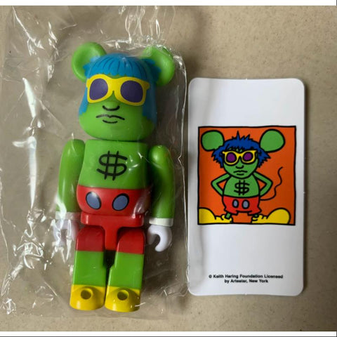 Bearbrick Series 43 ARTIST Keith Haring ANDY MOUSE 100%