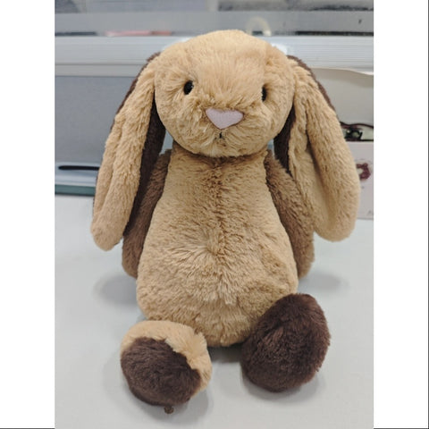 Bashful Patchwork Brown Bunny 2025 Jellycat Plush Doll