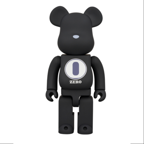 Bearbrick ROBERT INDIANA x fragmentdesign Black 400% & 100% Be@rbrick 2024 Limited