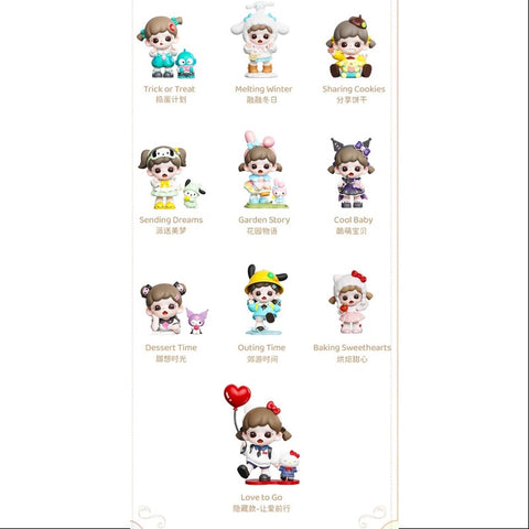 Sanrio Characters X Baby Zoraa Having A Good Time Series Whole Set Brand New With Plastic