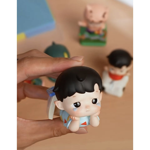 Hacipupu × CRAYON SHINCHAN One Day in Kasukabe Blind Box Series: In Shiro's House (Confirmed Style)