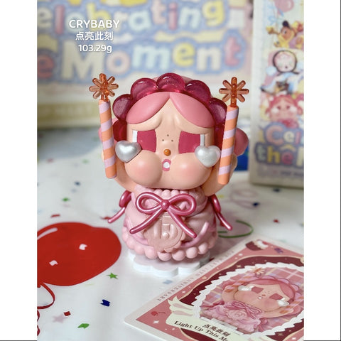 Crybaby Celebrating the Moment Pop Mart 15th Anniversary Series Light Up This Moment