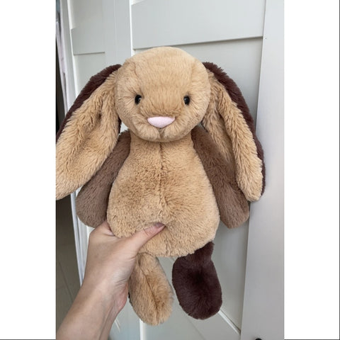 Bashful Patchwork Brown Bunny 2025 Jellycat Plush Doll