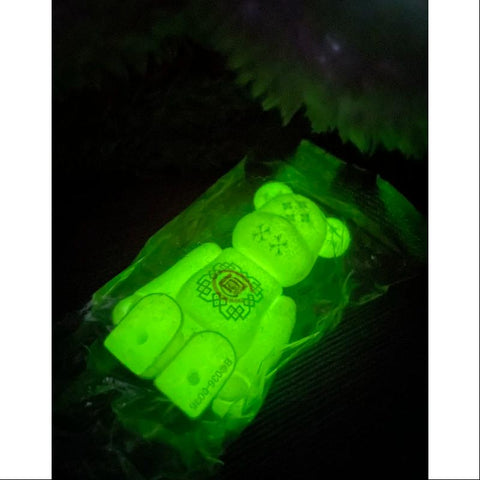 Bearbrick Series 36 SUPER Secret CLOT FLOCKY GLOW IN THE DARK 100%