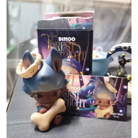 Dimoo Night Wolf DIMOO Forest Night Series Night Wolf – TOYSEZ
