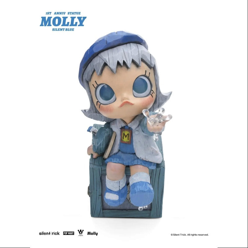 MOLLY x Silent Trick Molly 1st Anniversary Statue Silent Blue 2024 LIMITED