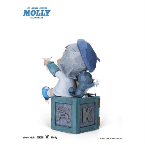 MOLLY x Silent Trick Molly 1st Anniversary Statue Silent Blue 2024 LIMITED