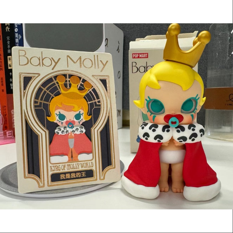 MOLLY Baby Molly When I was Three Series Secret King Of Molly World(1/144)