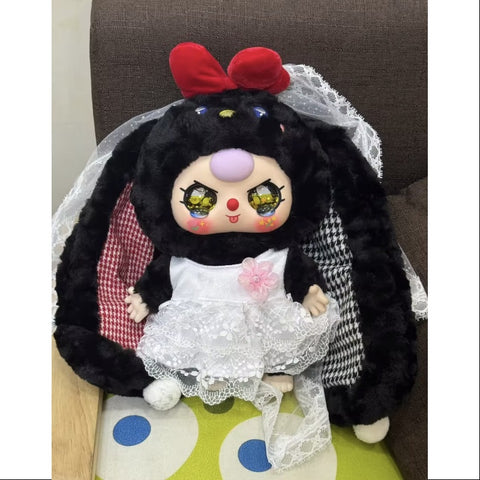 Baby Three 400% V2 Plush Doll Series Big Secret Bunny Bride (1/120)