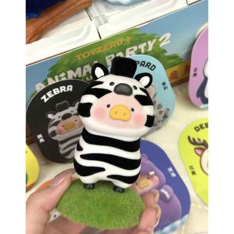 LuLu the Piggy Animal Party 2 Blind Box Series: Zebra (Confirmed Style)