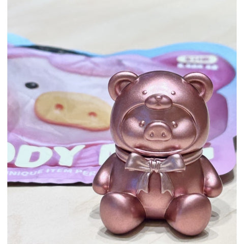 LuLu the Piggy Teddy Mini Season 1 Blind Bag Series: Mysterious Twilight Pink (R 1/20) (Confirmed Style)