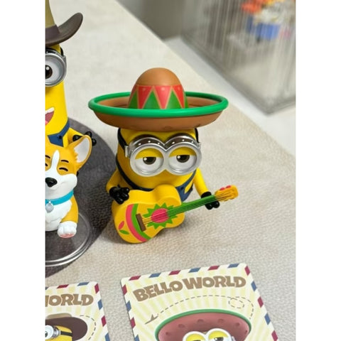 Minions Bello World Blind Box Series: Mariachi Bob (Confirmed Style)