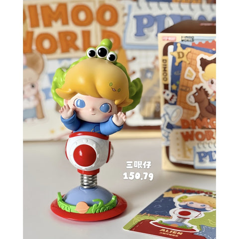 DIMOO WORLD × PIXAR Blind Box Series: Dimoo as Alien (Confirmed Style)