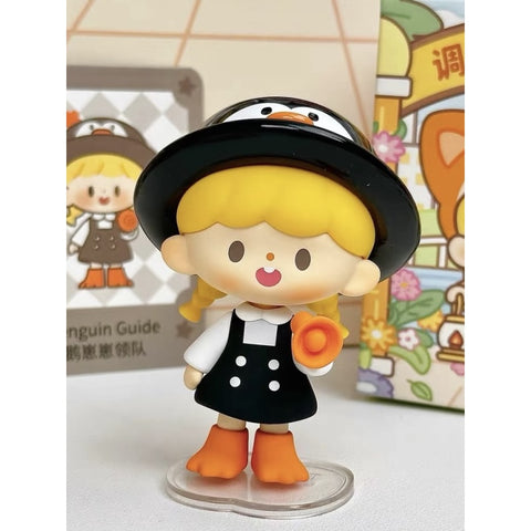 zZoton Naughty Animal City Series Penguin Guide (Surprise Model)
