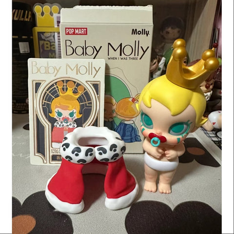 MOLLY Baby Molly When I was Three Series Secret King Of Molly World(1/144)