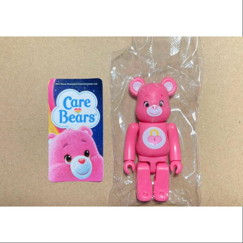 Bearbrick Series 43 Secret Care Bear Chase Pink 100%