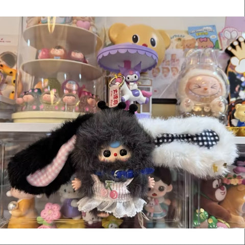 Baby Three Rabbit Miniature Bunny Plush Pendant Series Secret Night Bunny (1/144)