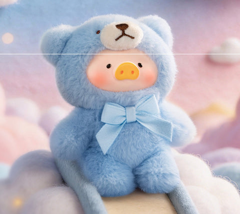 LuLu the Piggy Teddy Mini's Whisper of Nature Plush Pendant Blind Box Series: Blue Sky (Confirmed Style)