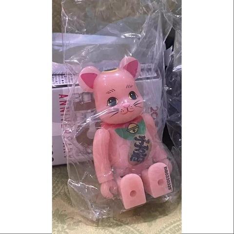 Bearbrick Series 33 Secret Lucky Cat GID Pink 100%