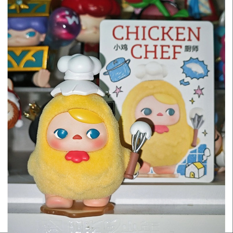 PUCKY Egg Beanie Series Secret Chicken Chef(1/144) – TOYSEZ