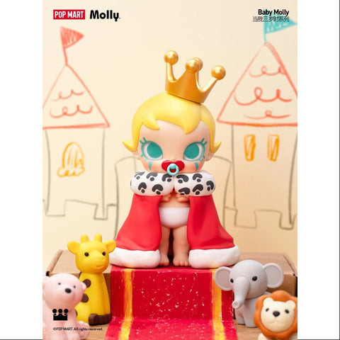 MOLLY Baby Molly When I was Three Series Secret King Of Molly World(1/144)