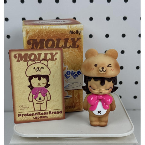 MOLLY Carb Lover Baking Time Series Secret Pretend Bear Bread(1/144)