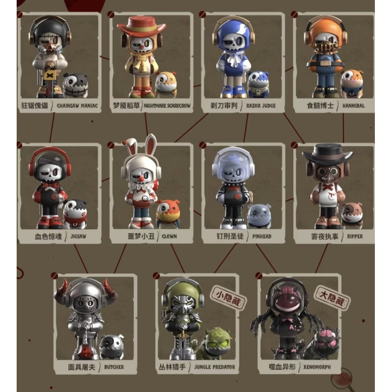MR.BONE Mini 3.0 The Wicked Union Blind Box Series: Whole Set (Brand New With Plastic)