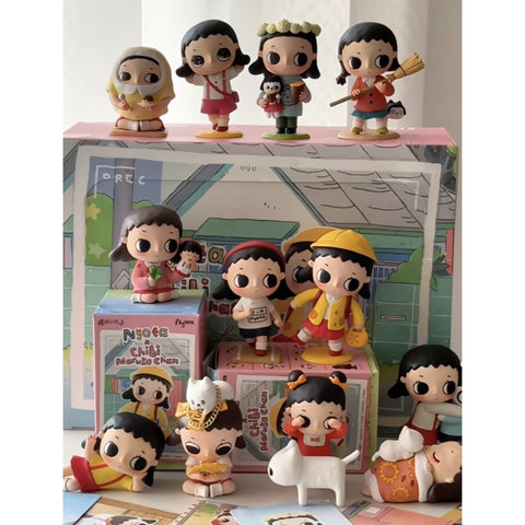 Nyota × Chibi Maruko-Chan Blind Box Series: Whole Set (Opened Box)