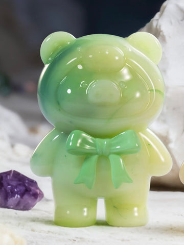 LuLu the Piggy Teddy Mini Ore Collection Blind Bag Series: Emerald (SR 1/20) (Confirmed Style)