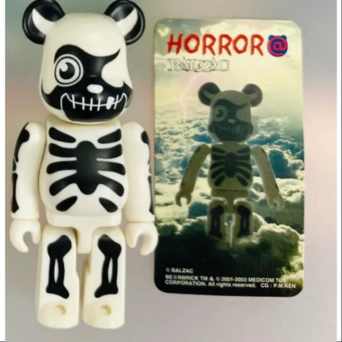 Bearbrick Series 7 Secret HORROR BALZAC White 100%