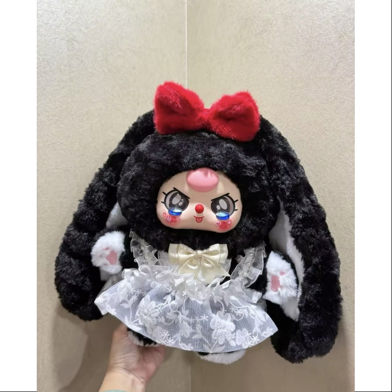 Baby Three 400% V4 Sweetie Baby Plush Series Secret Black Bunny (1/144)