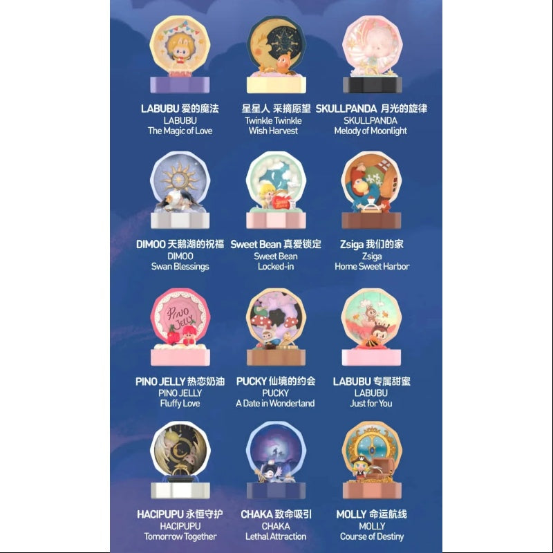 Pop Mart Romantic Ring Box Series 4 Whole Set Opened