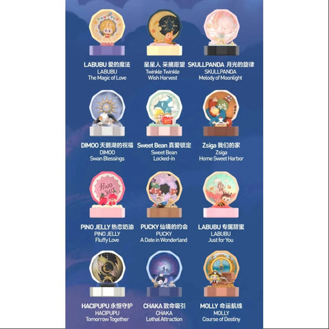 Pop Mart Romantic Ring Box Series 4 Whole Set Opened