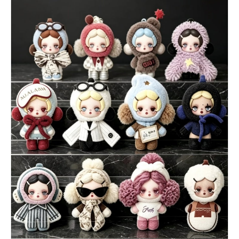 Skullpanda Off Mode Plush Pendant Bilnd Box Series: Whole Set (Opened Box)
