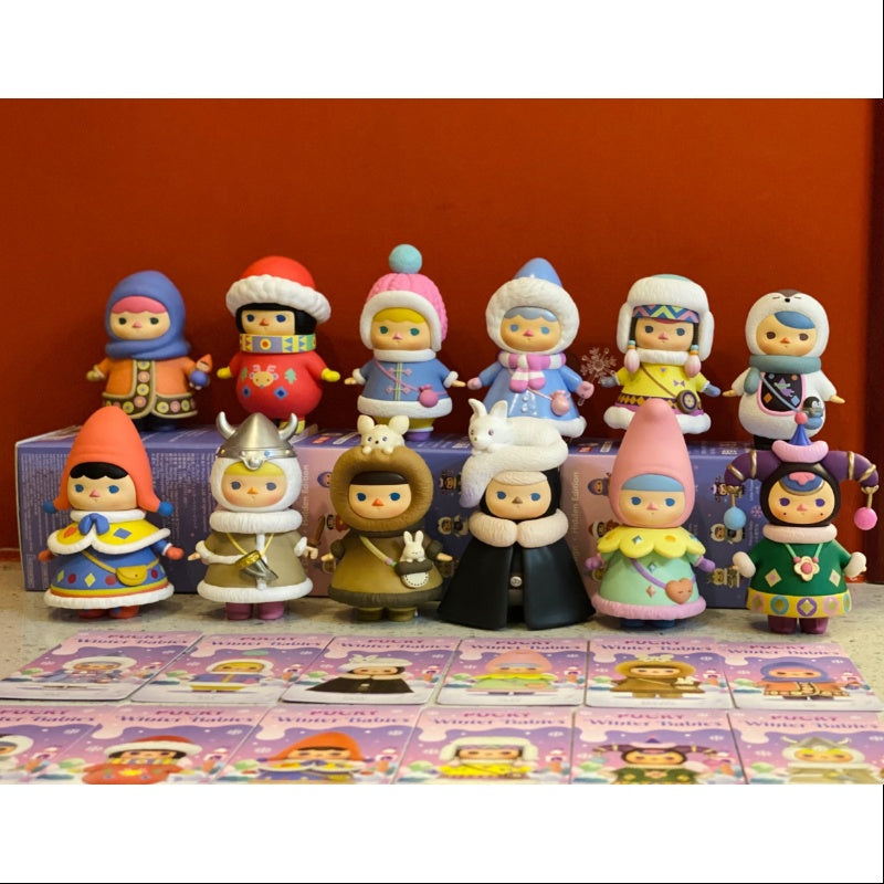 PUCKY Winter Babies Series Whole Set Opened