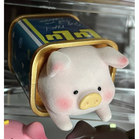 LuLu the Piggy Original Season 2 Blind Box Series: Piggy Can Blue and Gold (Secret, 2/228)