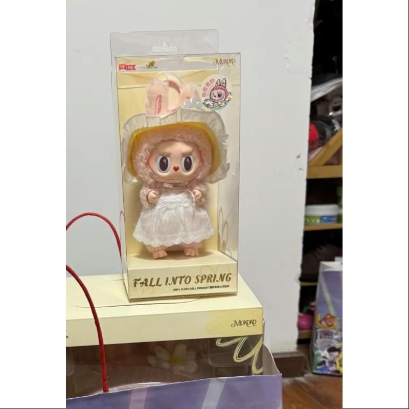 Labubu Mokoko Fall into Spring Vinyl Plüsch Puppen-Anhänger Limited Ed – TOYSEZ