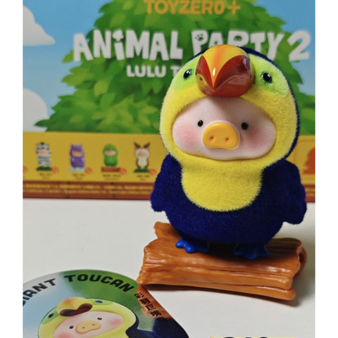 LuLu the Piggy Animal Party 2 Blind Box Series: Colorful-Feathered Toucan (Special) (Confirmed Style)