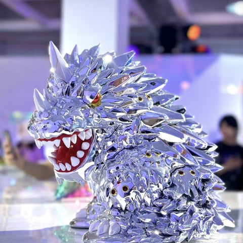 Vincent Instinctoy Shock Blind Box Series: Silver Dragon (Confirmed Style)